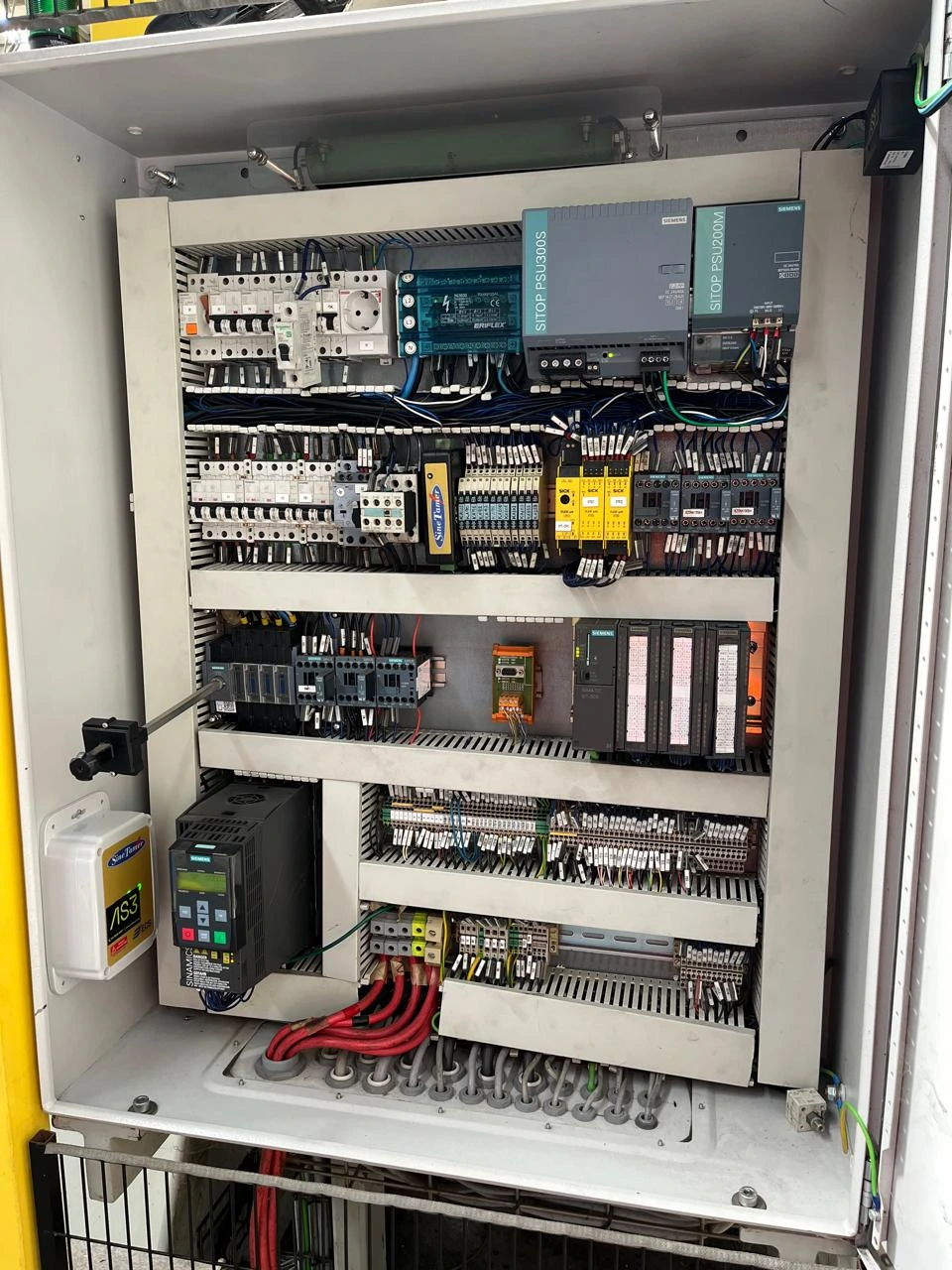 Painel completo de potência e controle do acervo AS3